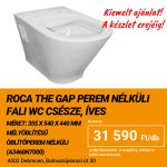 Roca The Gap fali wc face